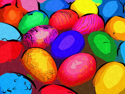 Ostern 2011 painted kl